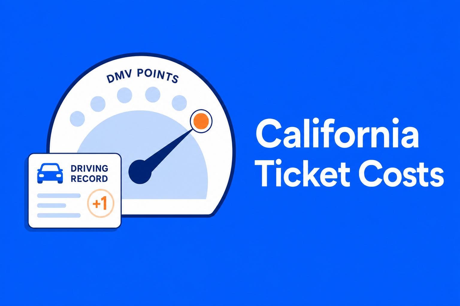 California Cell Phone Ticket: Fine, Points, Insurance, and Whether to Fight (2026 Guide) infographic illustration